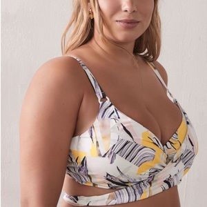 NWT - Underwire Wrap Bikini Top - Addition Elle - 2X